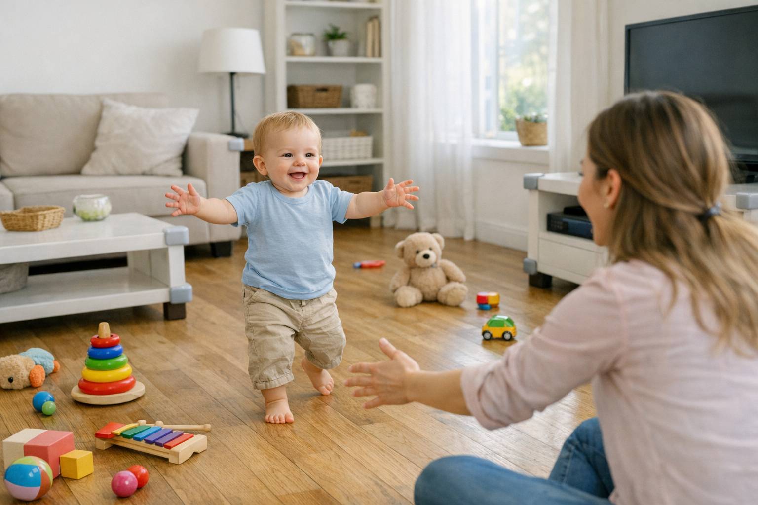 Consejos para acompañar los primeros pasos del bebé de forma segura